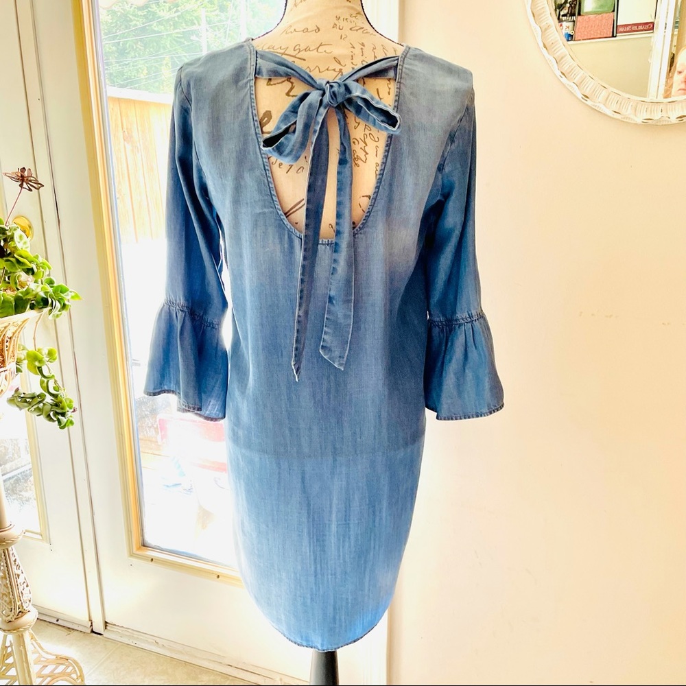🎉HP🎉 Anthropologie Cloth & Stone Tunic Dress Size XS - Picture 3 of 8